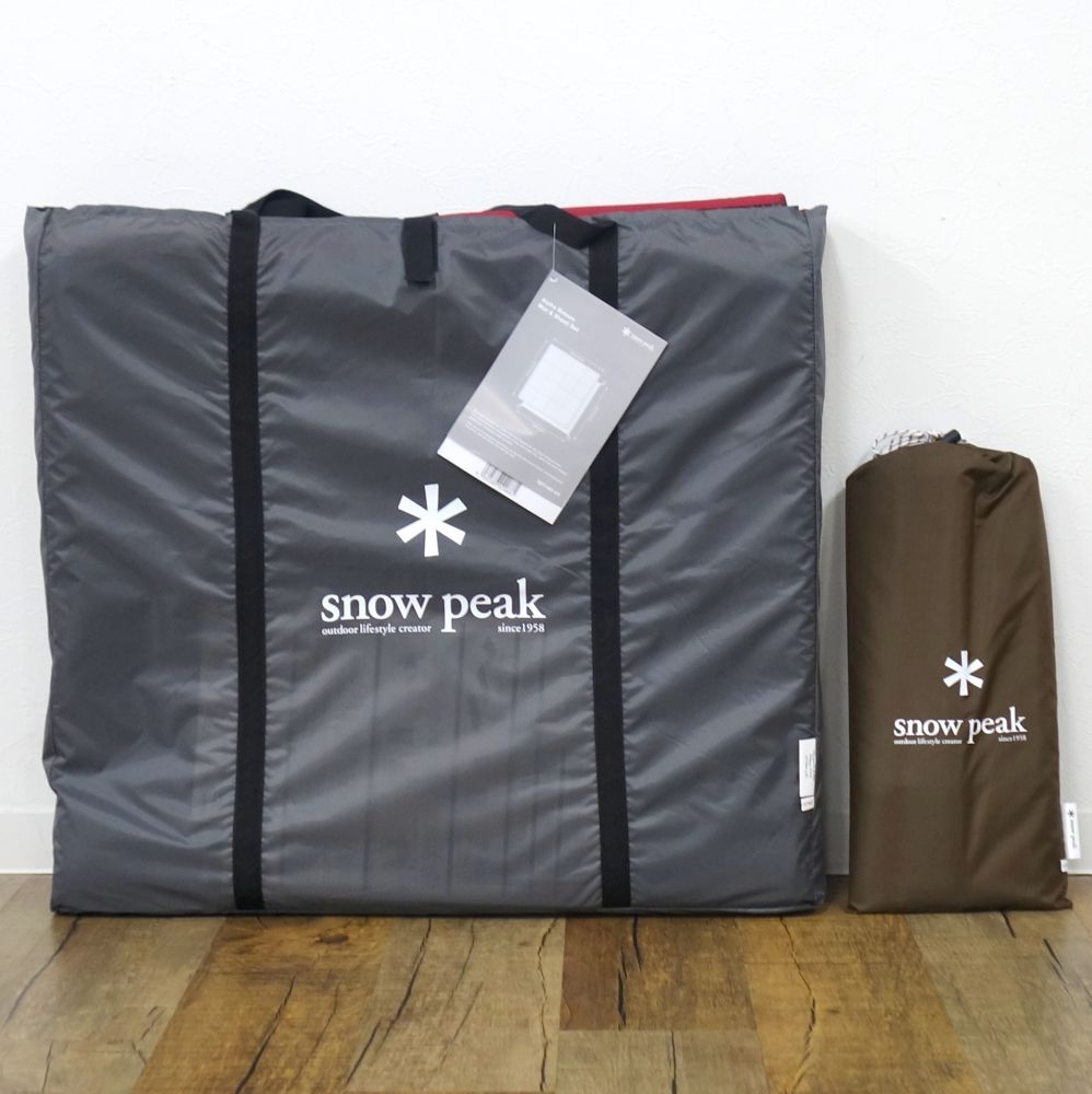 未使用 スノーピーク snowpeak アルファブリーズ マットシートセット S
