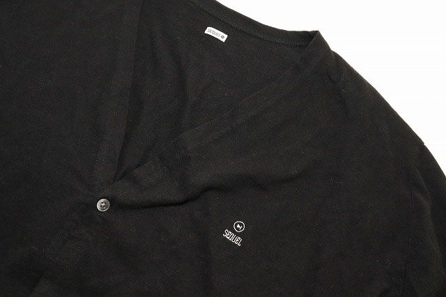 シークエル SEQUEL 21SS CARDIGAN BLACK XL SQ-21SS-CD-01 コットン