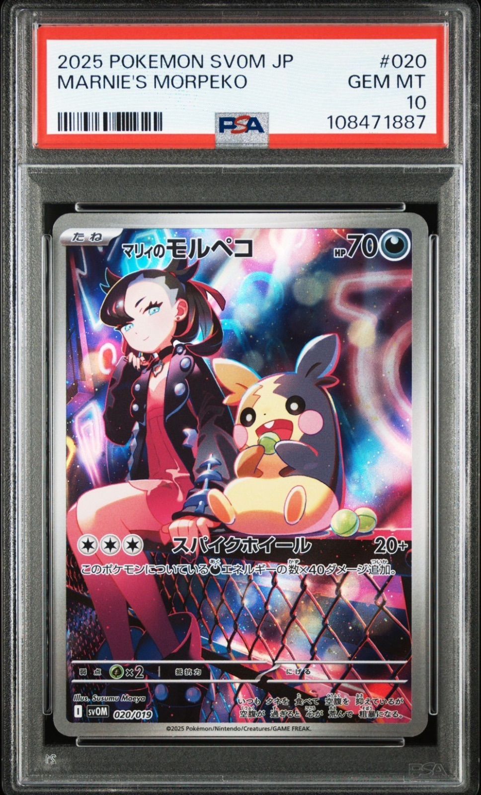 ⭐️【PSA10】マリィのモルペコ SVOM スターターセットex マリィの