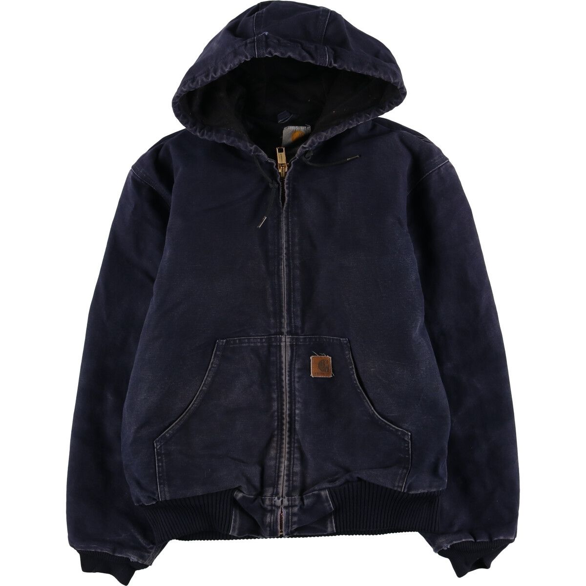 古着 カーハート Carhartt アクティブジャケット ダックフルジップパーカー メンズS相当/evb009310