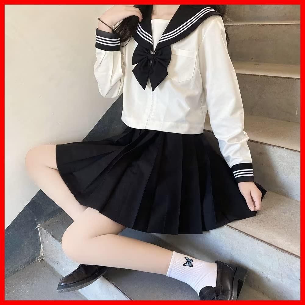 新着商品】[JewelAngel] セーラー服 半袖 スカート 蝶結び コスプレ