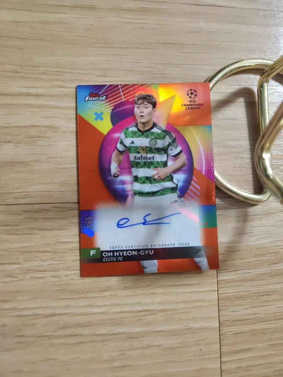 24 TOPPS トップス 品 25 セルティックFC オ ヒョンギュ 直筆サイン オートサッカーカード
