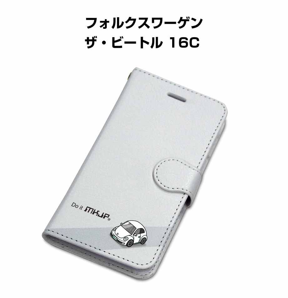 手帳型スマホケース フォルクスワーゲン ザ・ビートル 16C