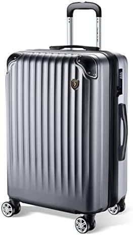 [New Trip] スーツケース キャリーケース キャリーバッグ 拡張機能付 耐衝撃 超軽量 大型 静音 ダブルキャスター TSAローク搭載 ファスナータイプ 旅行 ビジネス 出張 (Sサイズ/機内持込（1-3泊）