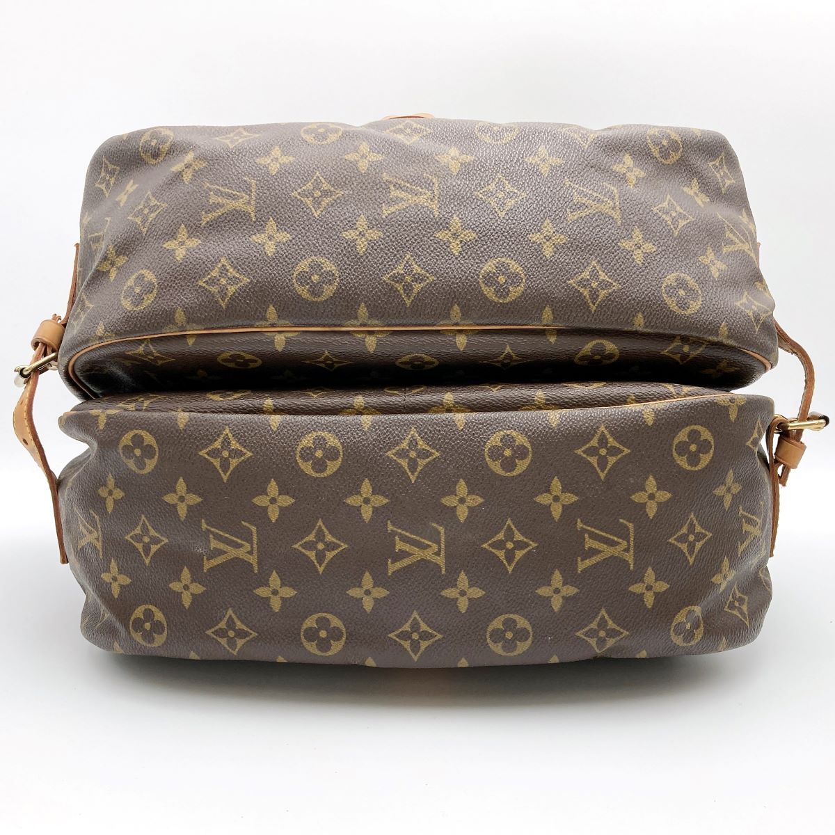 ベタ無し】LOUIS VUITTON ルイ・ヴィトン モノグラム ソミュール35(廃盤) M42254 ショルダーバッグ バッグ ブラウン PVC  レディース USED 中古 - メルカリ