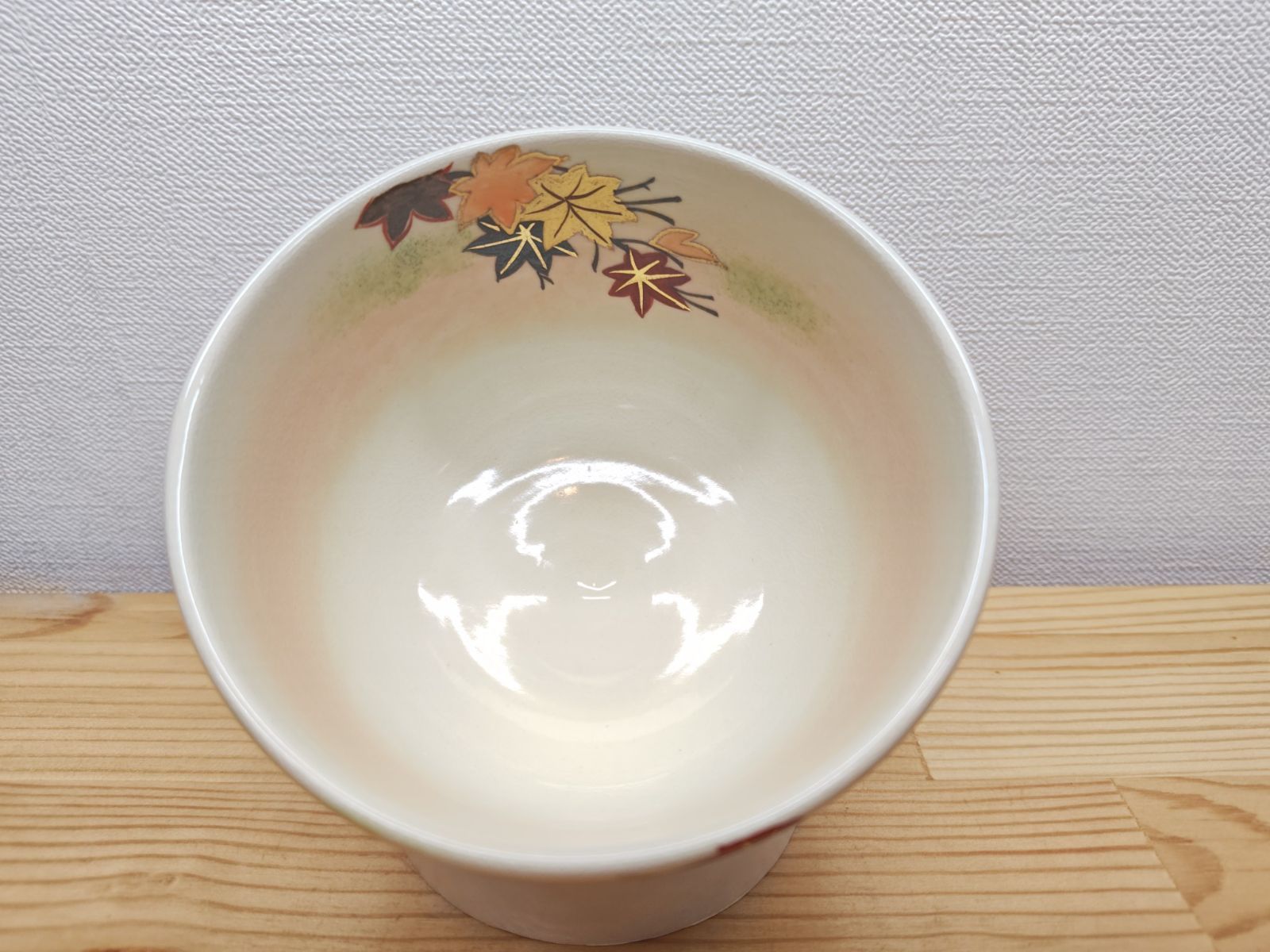 逢絢亭・新品】茶道具 茶碗 京焼 御本 鹿に紅葉の絵 水出宋絢