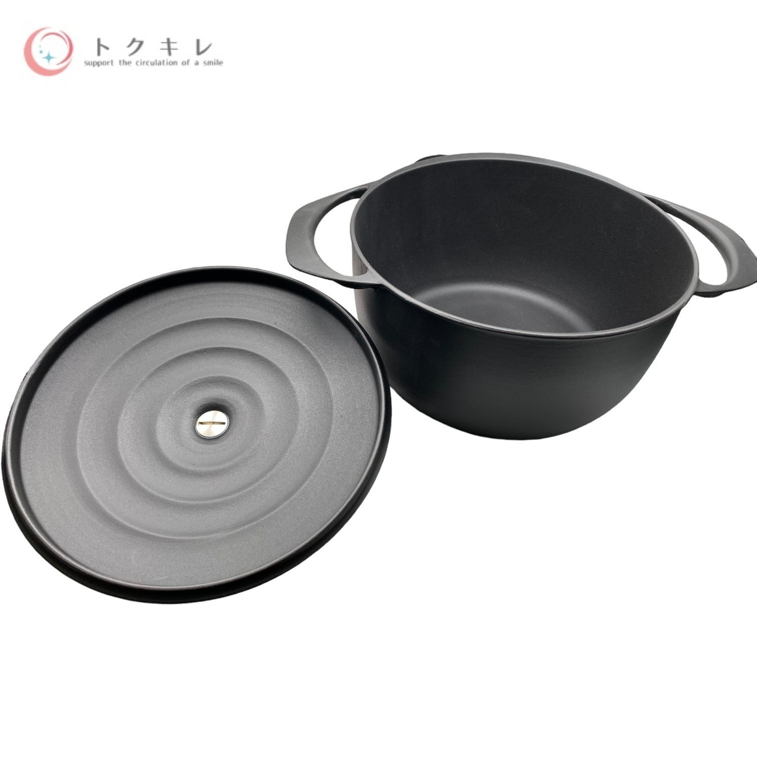 トクキレ】ユニロイ UNILLOY 鋳物ホーロー鍋 キャセロール 20cm