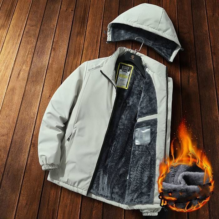 アウトドアジャケット メンズ 裏起毛 多機能 マウンテンパーカー 防風 登山服 裏ボア 保温 登山ジャケット フリース 秋冬 ウインドブレーカー フード付 トレッキングジャケット 6b3u818