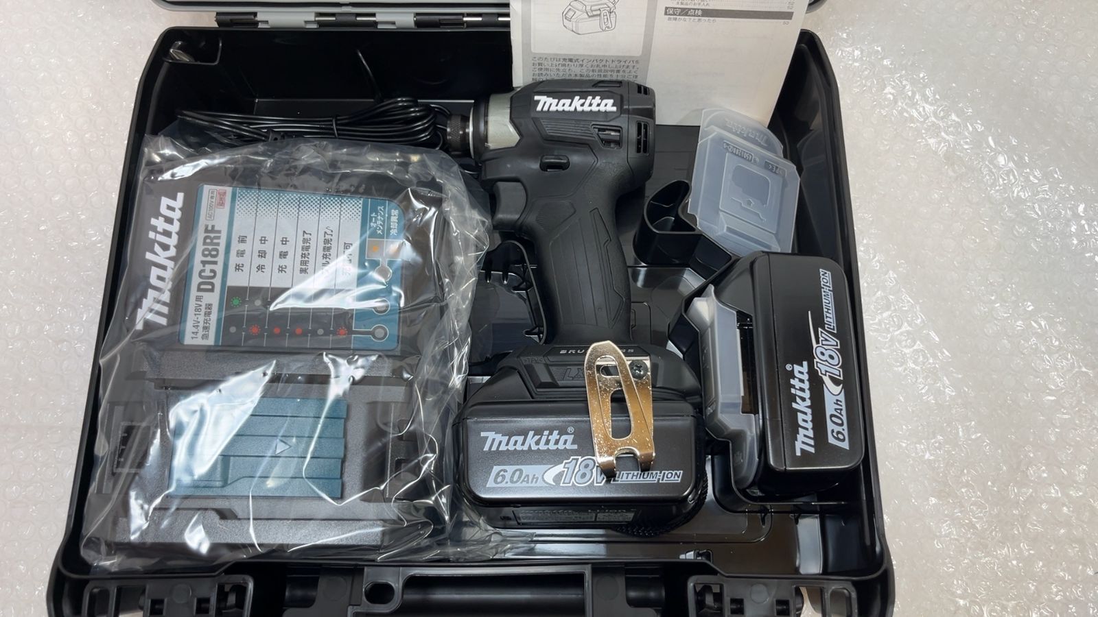未使用品！ makita 18V 6.0Ah インパクトドライバー フルセット 