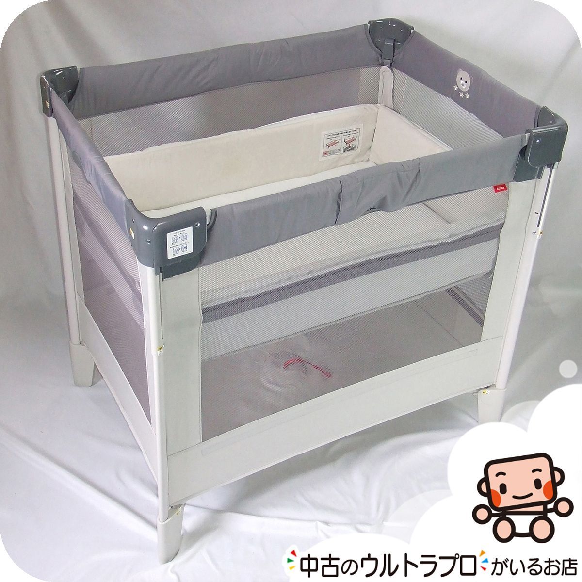 お得っ！厳選中古】ベビーベッド アップリカ ココネルエアーAB
