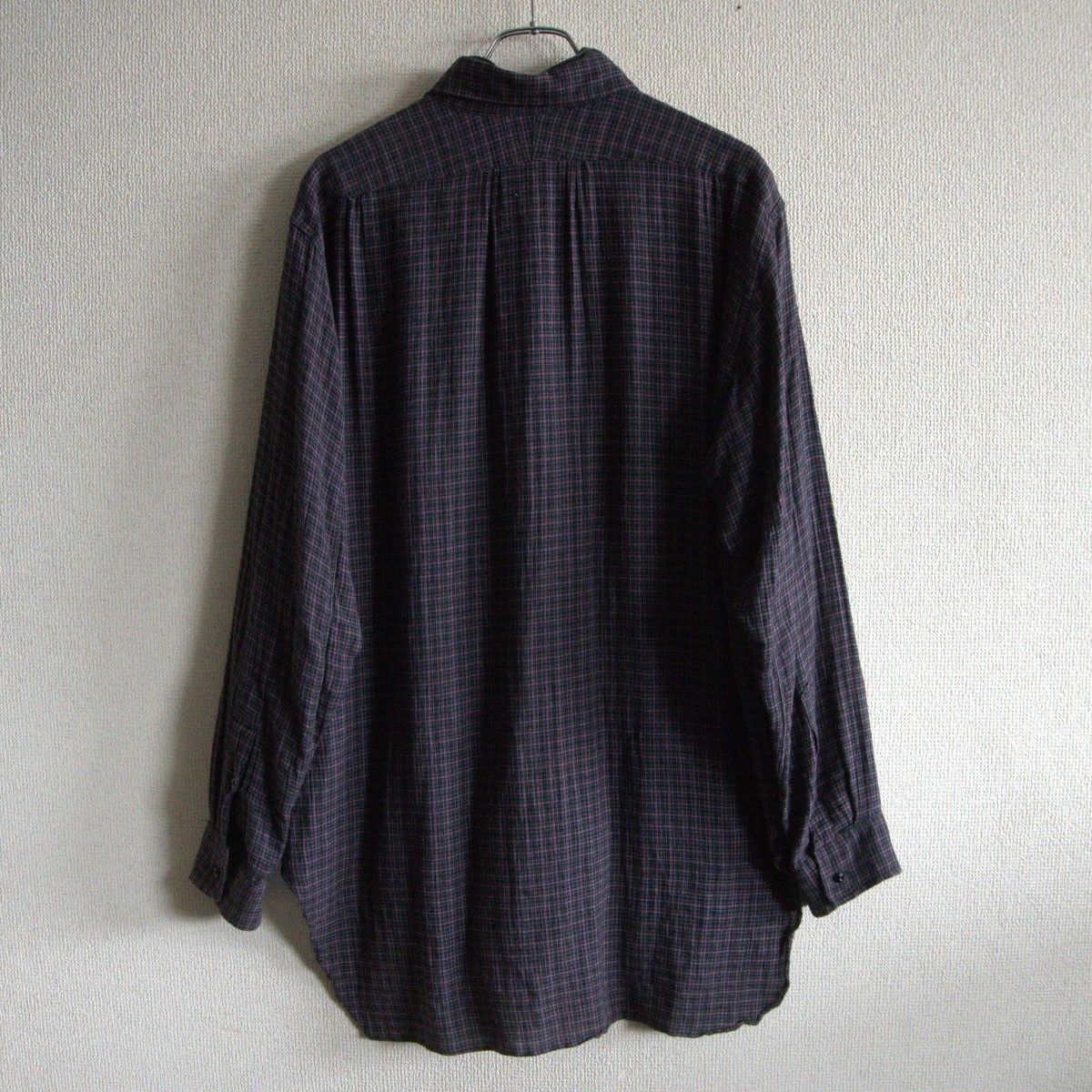 雰囲気抜群】NICENESS【21SS MILLER SHIRT】L ナイスネス チェック 