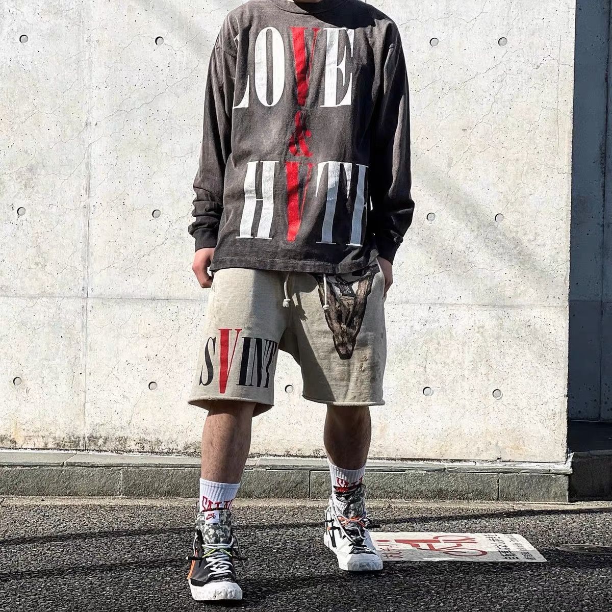 人気商品・新品未使用】Saint Michael X Vlone セントマイケル ショートパンツ・ハーフパンツ 2 - メルカリ