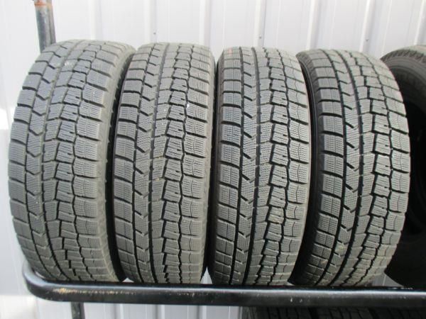 185/60R15 84Q ダンロップ WINTER MAXX WM02 スタッドレス 2019年製 4本 送料込 T36730216インボイス領収書発行可能