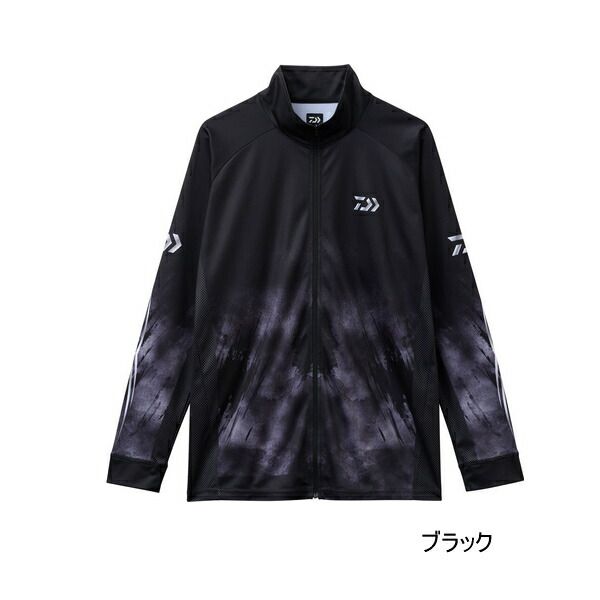 ≪ 25年9月新商品 ≫ ダイワ エキスパートライトジップシャツ DE-7725 ブラック XLサイズ