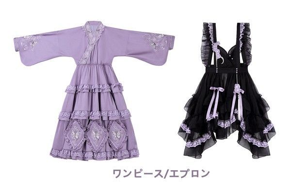 エプロンオーバードレス セット｜ロリータ