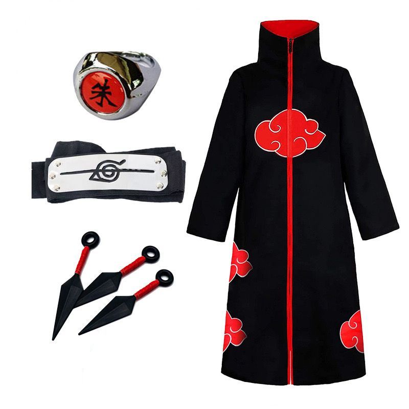 NARUTO ナルト　暁　コスプレ　Acos 公式　マント　忍里観光　にも！ 暁マント風法被 【NARUTO&BORUTO 忍里】 | ニジゲンノモリ