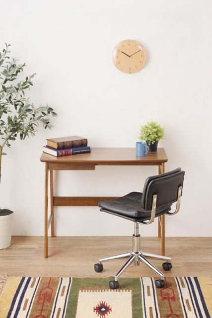 トムテ デスク W90×D45×H70 ブラウン MARWIL-DEMENAGEMENTS_CH