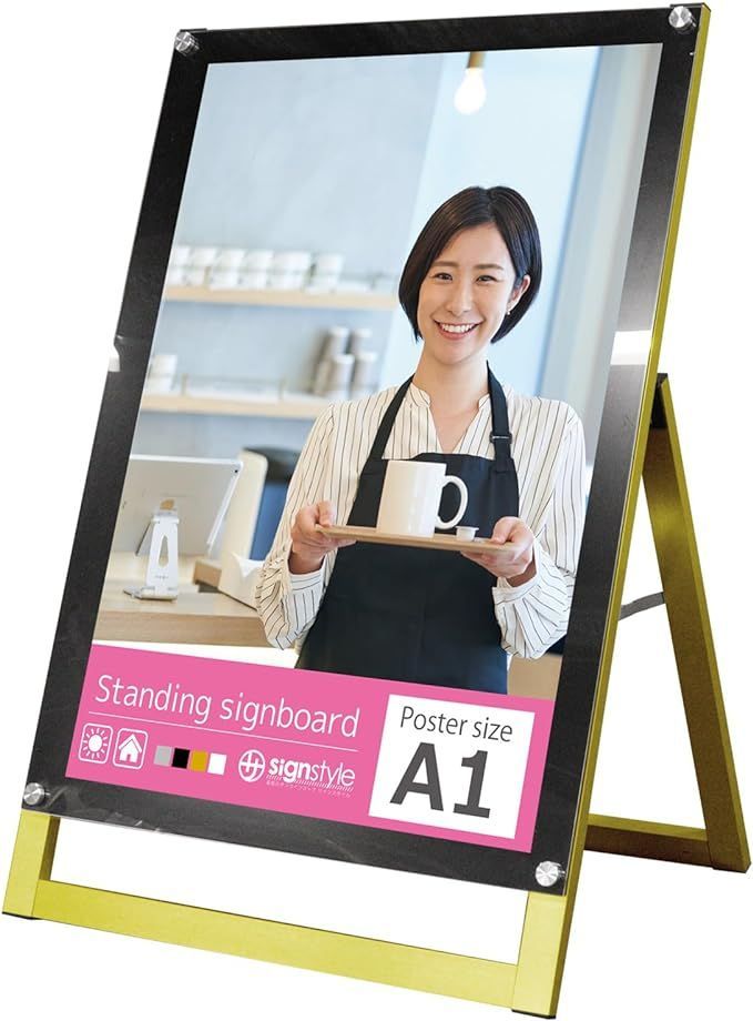 看板屋外 Frame sign a型看板 アイアン アイアンイーゼル 看板