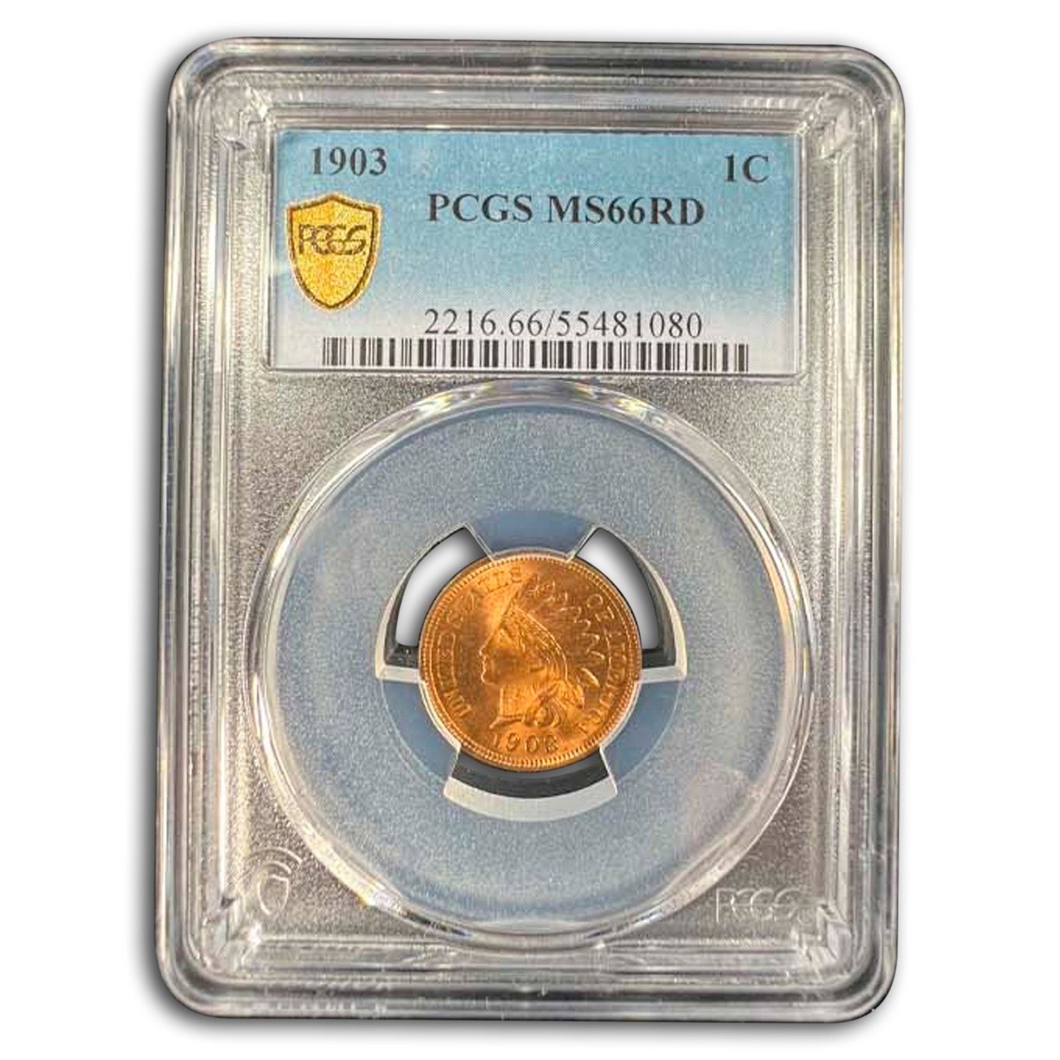 1903 Indian Head Cent MS-66 PCGS Red