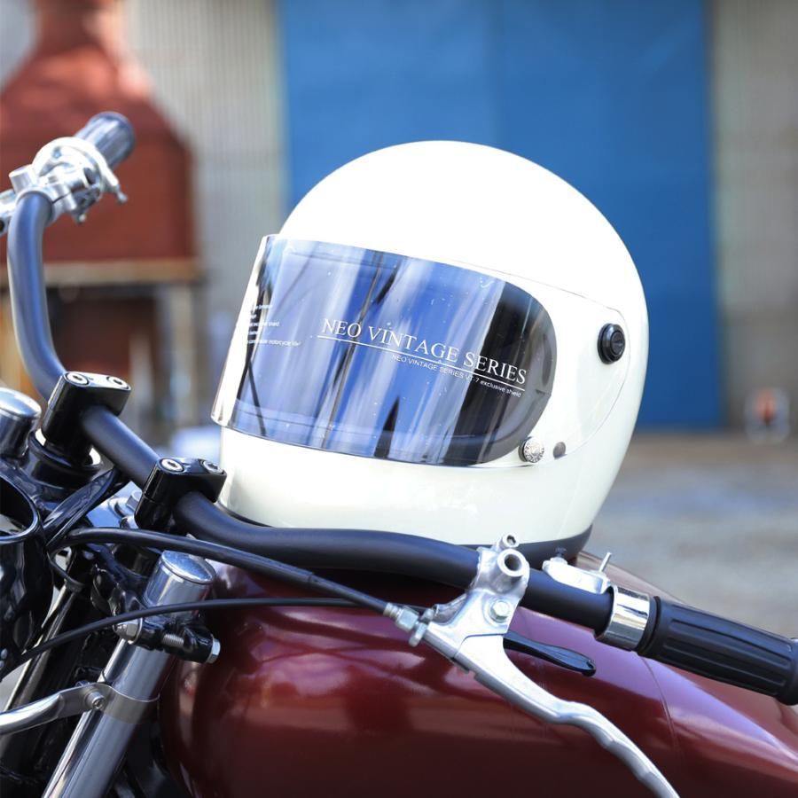 フルフェイスヘルメット 6カラー イエローミラーシールドセット M