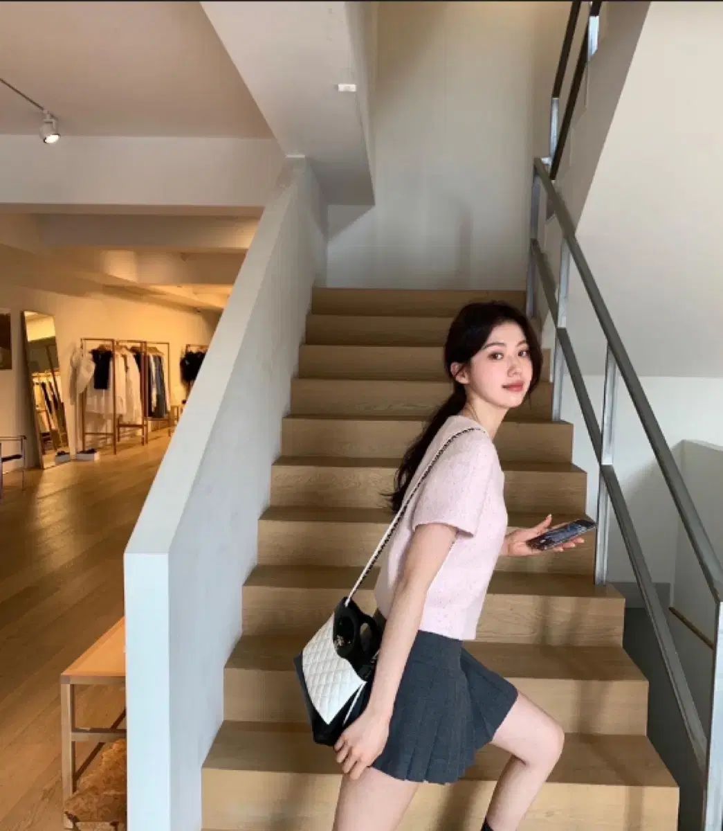 ルプレイン ピンク GOLD ツイード ジャケット