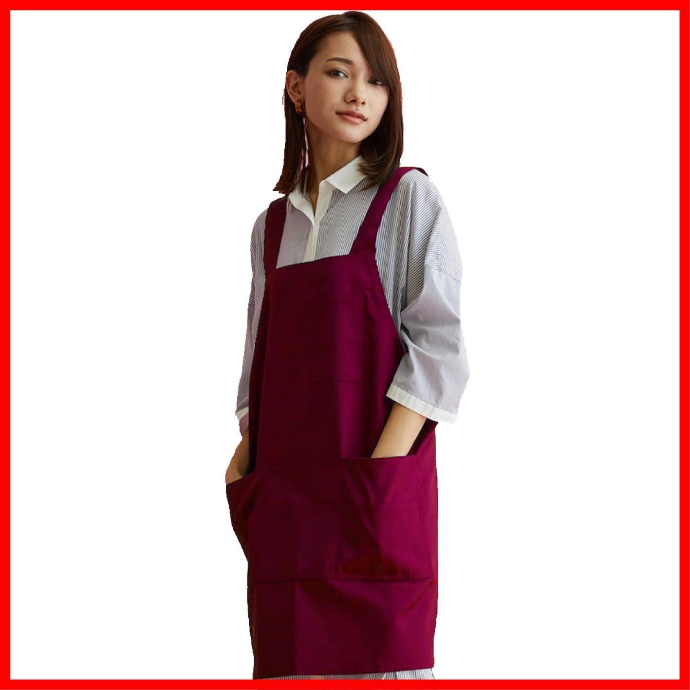 商品 レディース ツイル ショート丈 h型 おしゃれ チュニック丈 ブラック キャンプ アウトドア 速乾 保育士 無地 かわいい ノーアイロン ポケット エプロン かぶり プチプラ 楽ちん DIY HoowLet 介護士 作業用 ギフト シワになりに