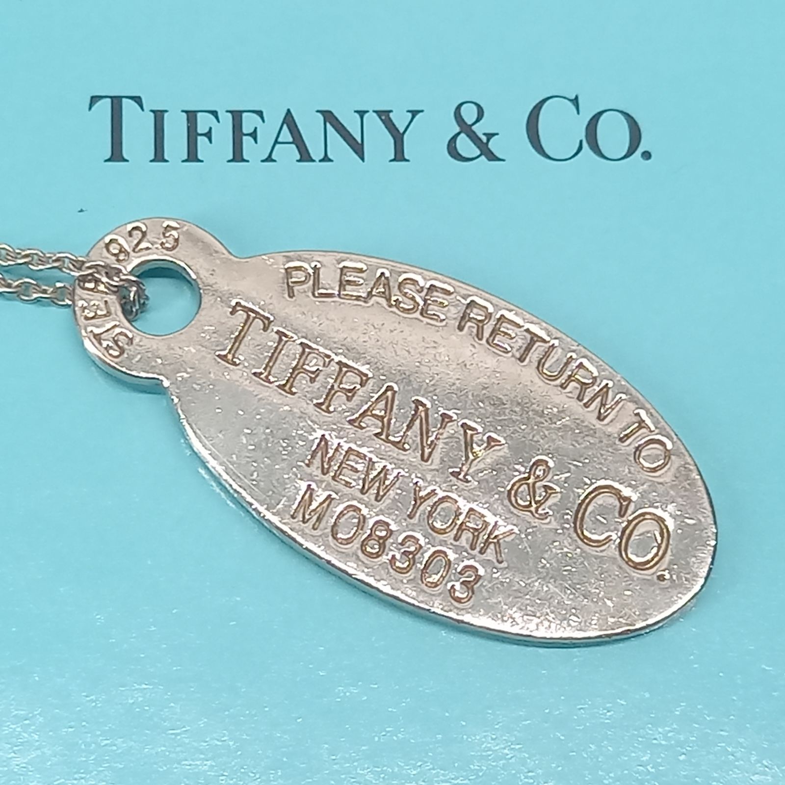 リターントゥオーバルタグ ネックレス TIFFANY &Co. ティファニー 925 