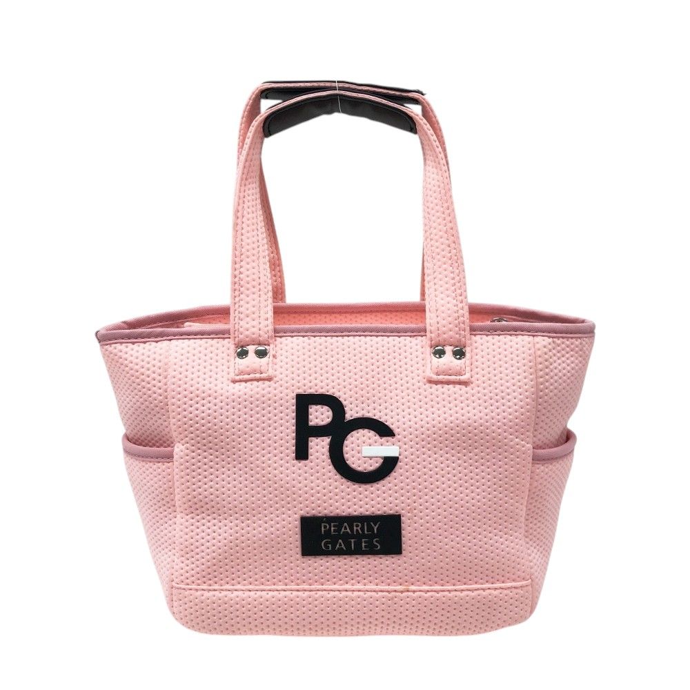 PEARLY GATES パーリーゲイツ ロゴ入り カートバッグ ピンク系