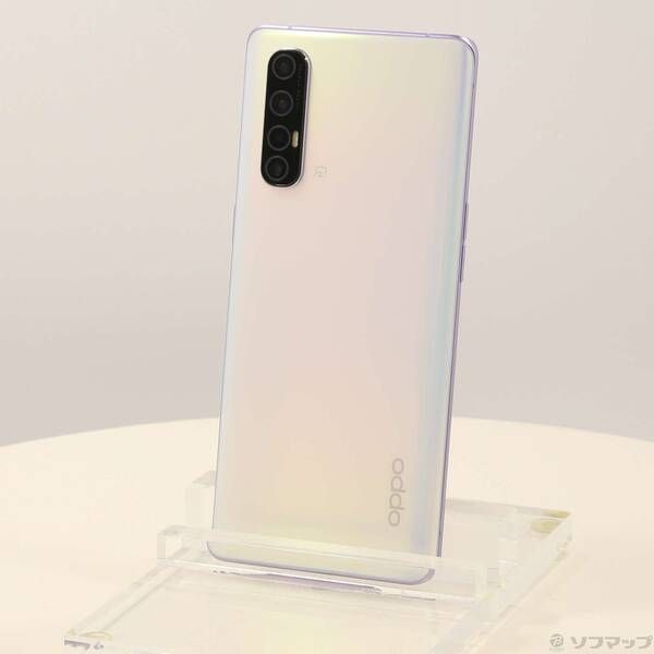 中古品〕 OPPO Reno3 5G 128GB ミスティホワイト A001OP