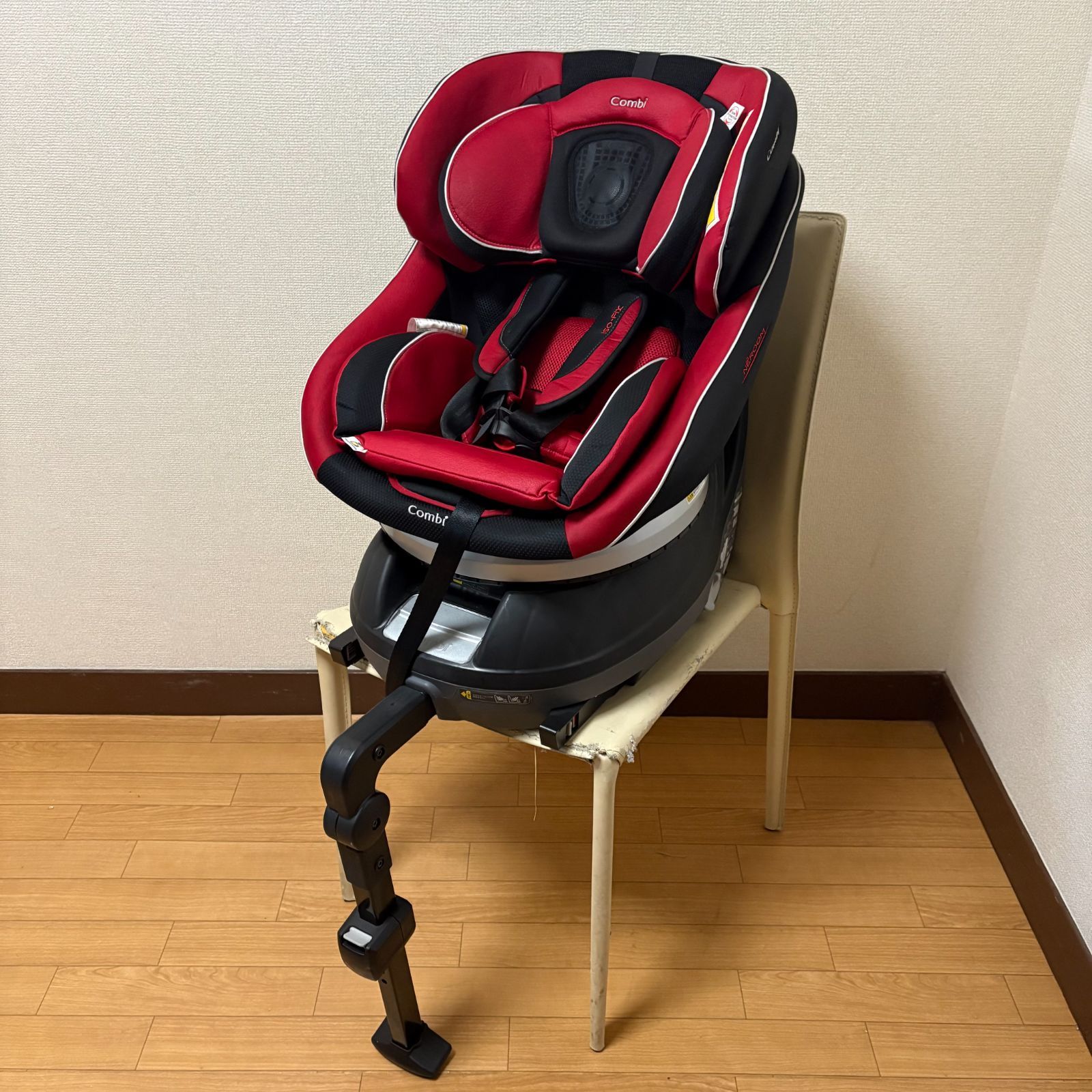 即決 美品 combi 手洗い済み ネルーム ISOFIX ND レザーレッド 楽天市場】綺麗 チャイルドシート 中古 コンビ ネルーム ISOFIX