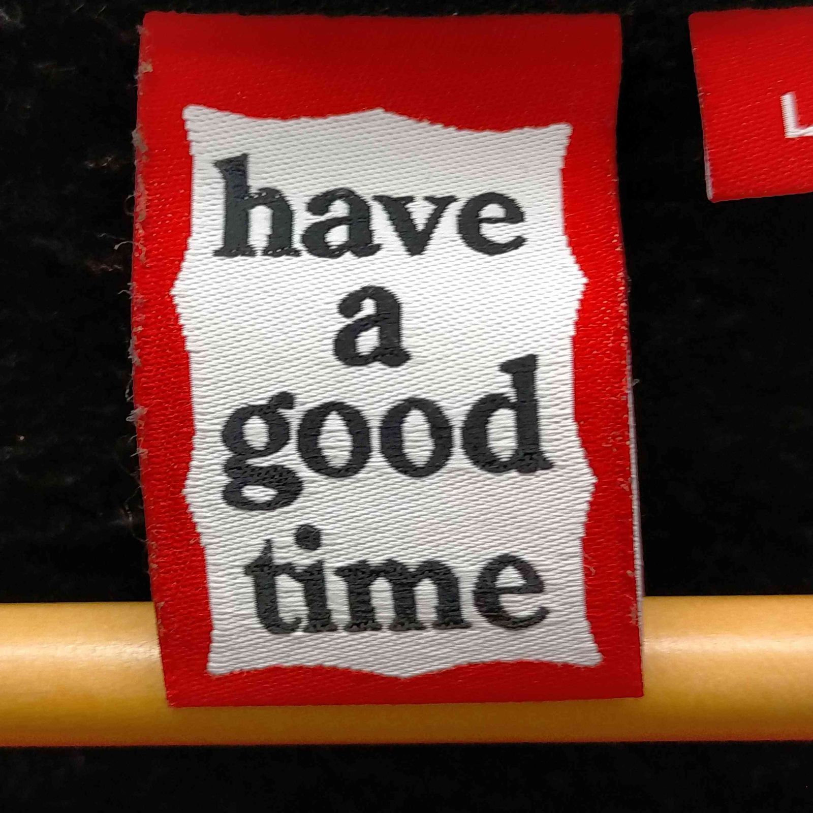 ハブアグッドタイム HAVE A GOOD TIME Hワッペン クルーネック