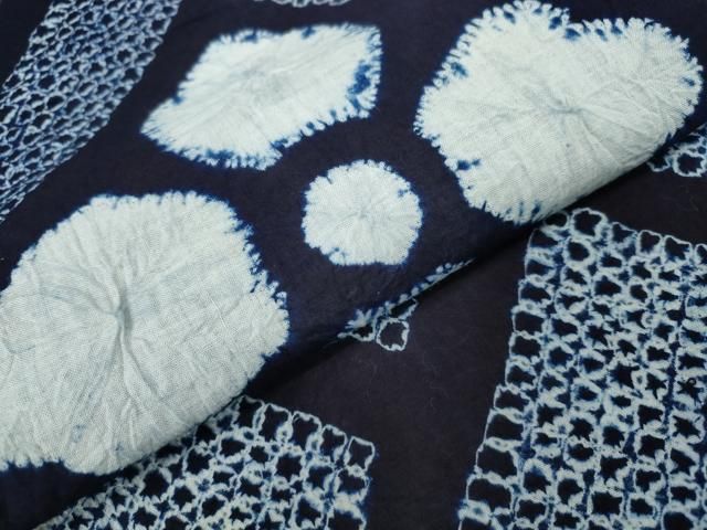 平和屋着物□極上 夏物 伝統工芸技術保存長板中形 鈴木松男 浴衣 綿絽