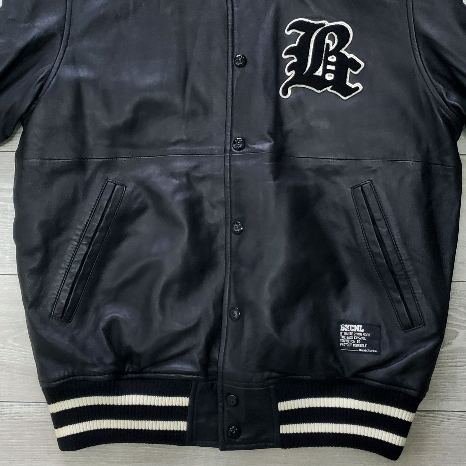 新品 バックチャンネル 中綿 ジャケット jacket ブラック