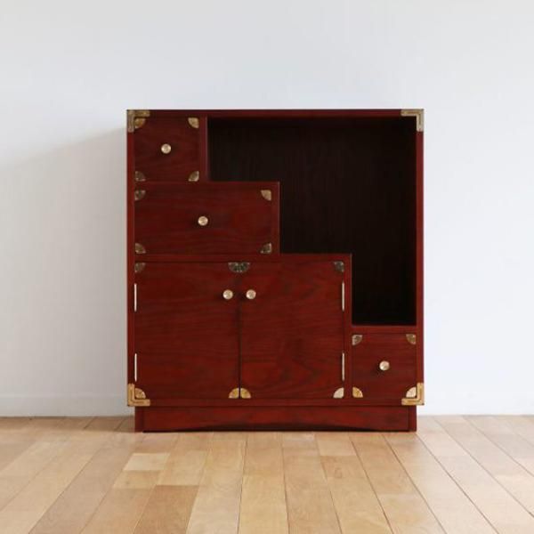 民芸家具 和モダン 日本製 国産家具 おしゃれ 階段箪笥 吉野民芸