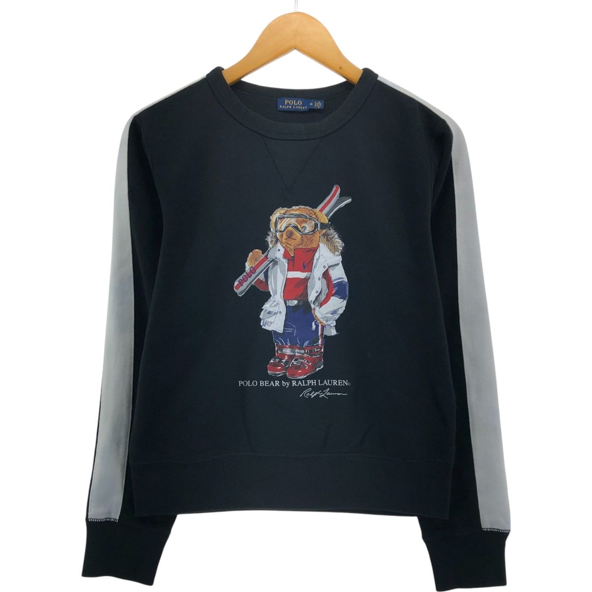 古着 ラルフローレン Ralph Lauren POLO RALPH LAUREN ポロベア プリントスウェットシャツ トレーナー レディースM相当|eaa544832