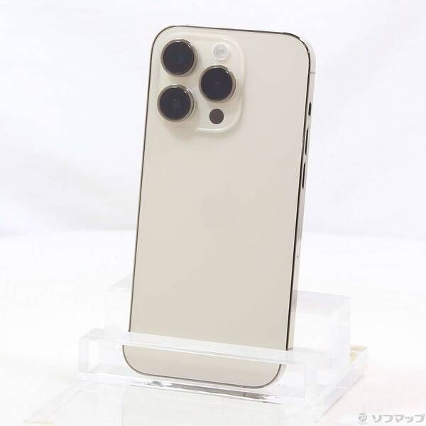 〔 品〕 iPhone14 Pro 128GB ゴールド MQ073J A SIMフリー 258
