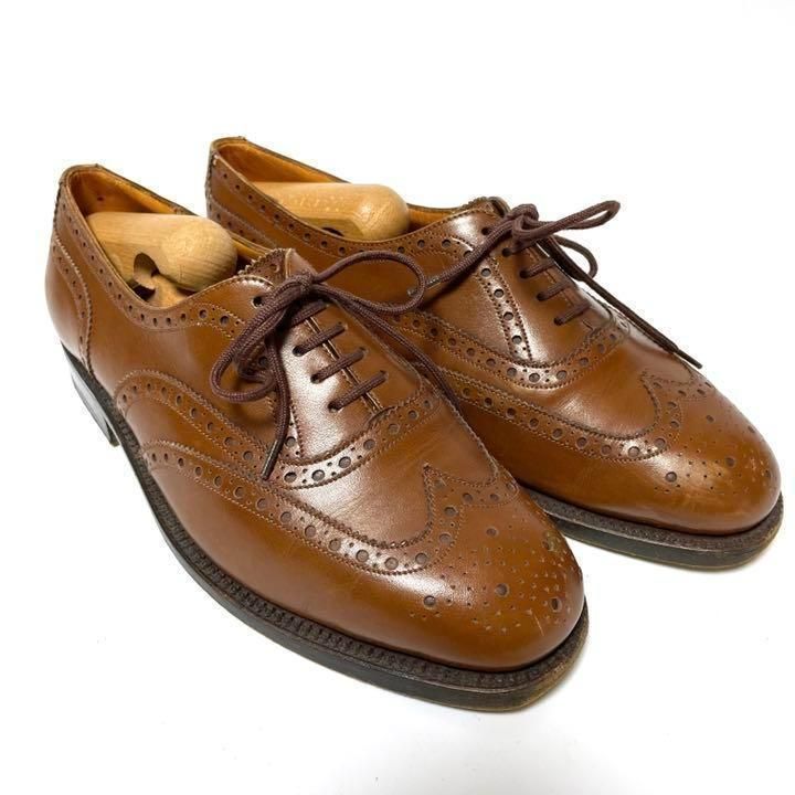 J.M.WESTON 革靴 ビジネスシューズ 内羽根式 ウイングチップ 7D | nate