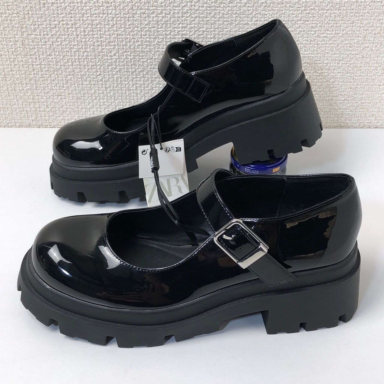ZARA - ザラ ZARA メリージェーン 厚底 シューズ ブラック