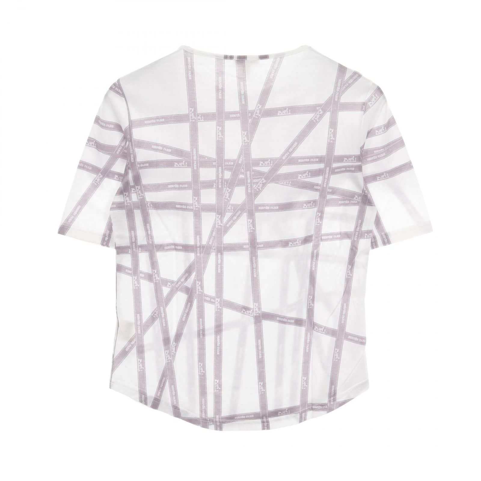 エルメス HERMES カットソー M コットン Tシャツ レディース Used A