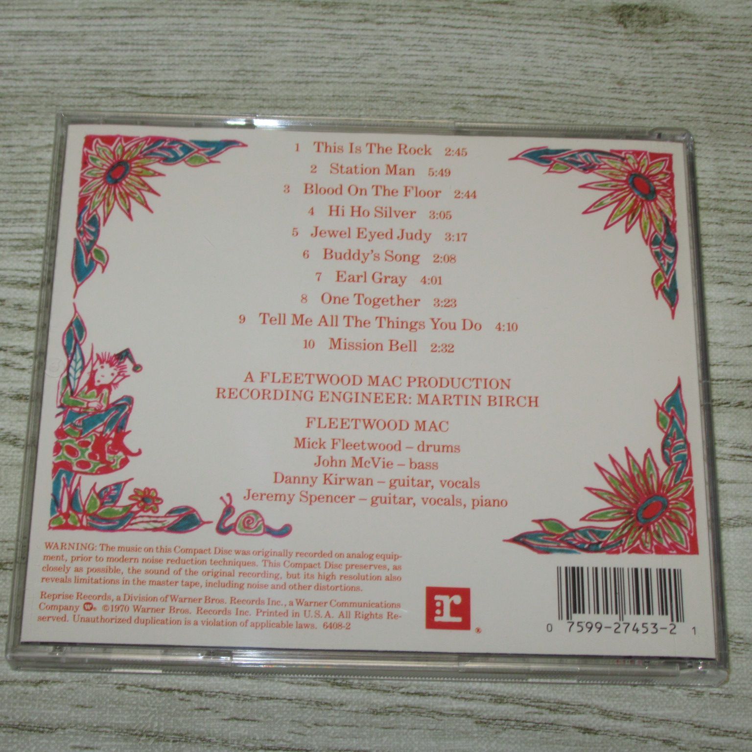 フリートウッド・マック『キルン・ハウス』【未開封】 CD FLEETWOOD MAC KILN HOUSE MADE IN USA 6408-2 フリード