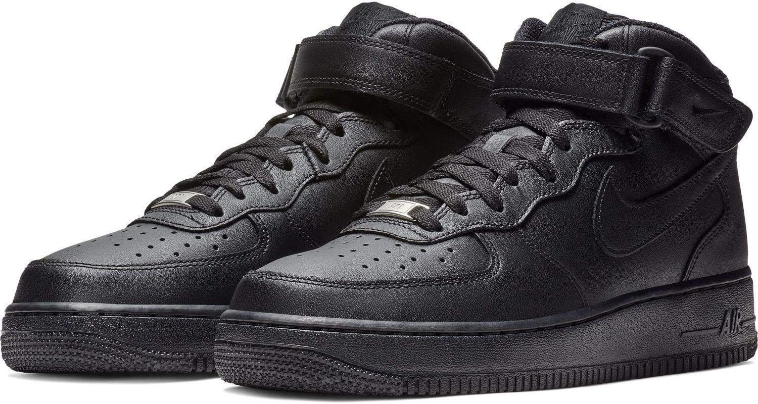 ナイキ NIKE エア フォース ワン ミッド 07 AIR FORCE 1 MID 07 ブラック|ブラック CW2289-001 27.0cm ブラック|ブラック 27.0 cm