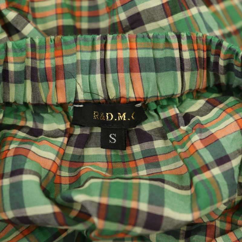 オールドマンズテーラー R&D.M.Co タータンチェックギャザースカート