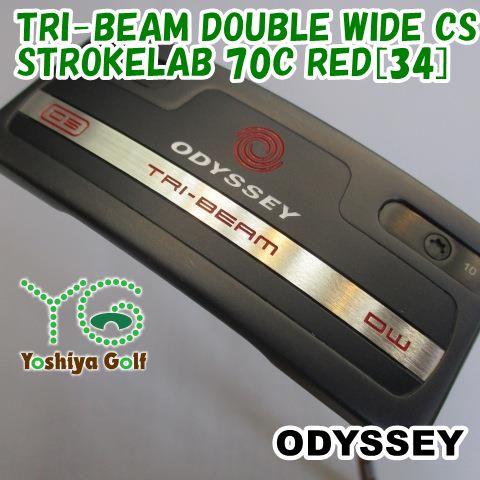 ひ パター オデッセイ TRI-BEAM DOUBLE WIDE CS/STROKELAB 70C RED[34]//3
