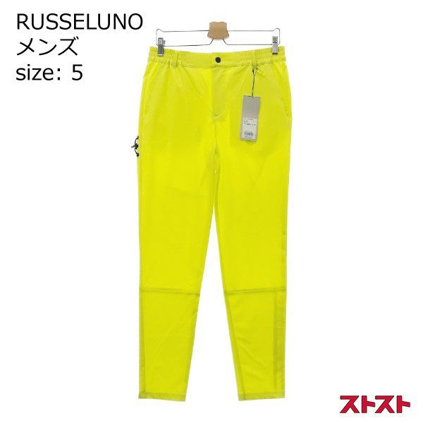 Russeluno スカル刺繍 イエローパンツ サイズ6 RUSSELUNO ラッセルノ 2023年モデル ストレッチパンツ ルチャ イエロー