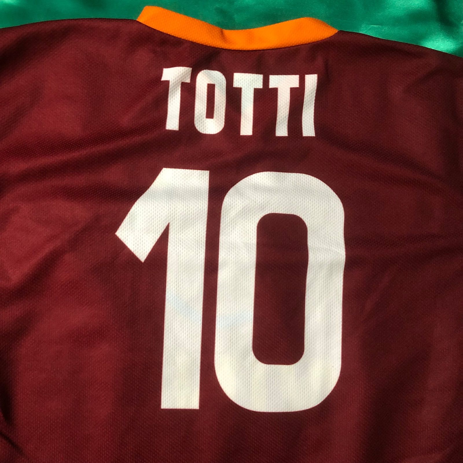 フォロー割】AS ROMA セリエA イタリア製 ＃１０ TOTTI サッカーシャツ