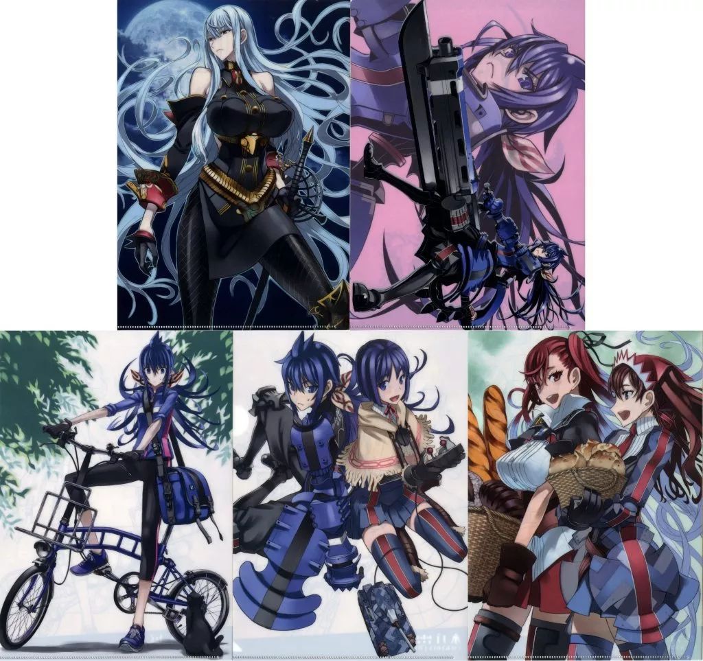 中古】クリアファイル A.集合(戦場のヴァルキュリア3) クリア
