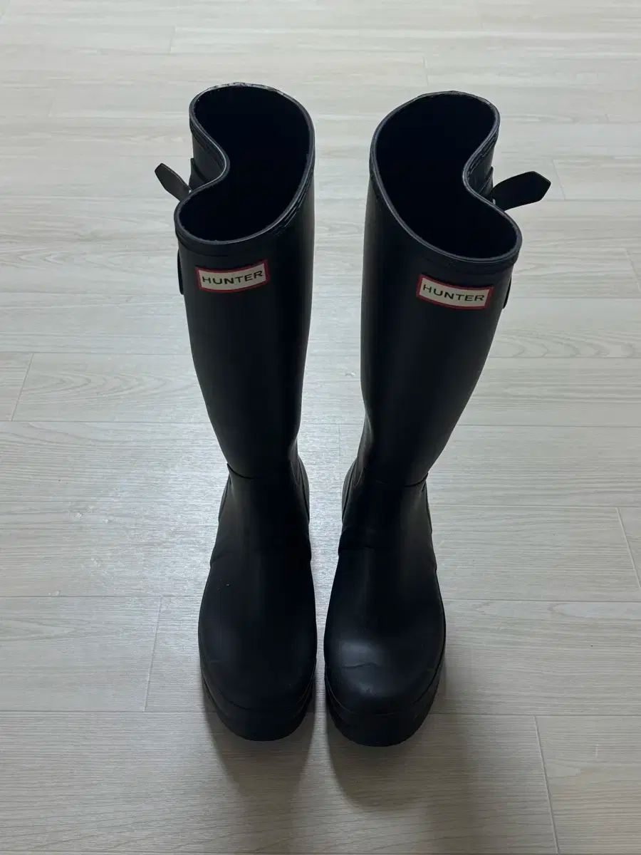 HUNTER ブラック ロングブーツ 黒 ✨美品✨HUNTER ブラック