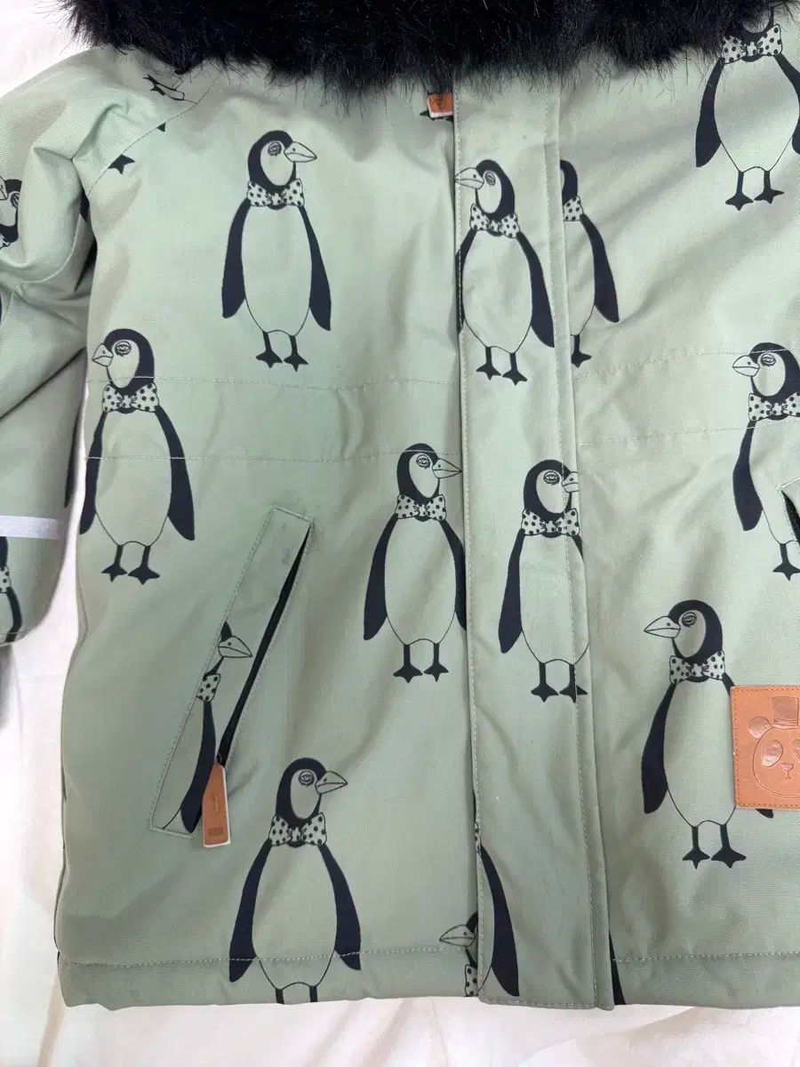 スキー Mini rodini Alska Panda Baby Snowsuit Black | Mini Rodini