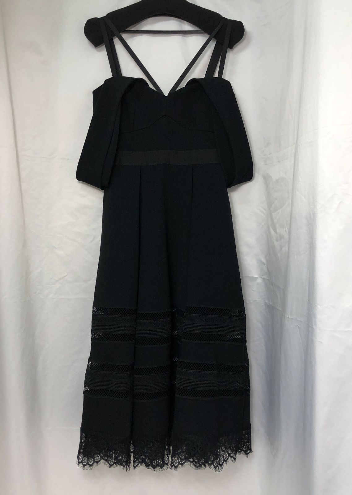 self-portrait ドレス ブラック SGAW10-7020