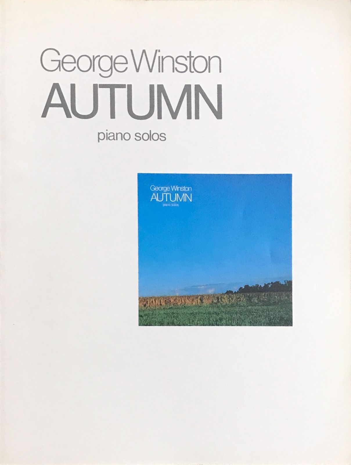 オータム ピアノソロ 輸入楽譜 Autumn ジョージ ウィンストン George Winston ハル レナード|Hal Leonard 洋書